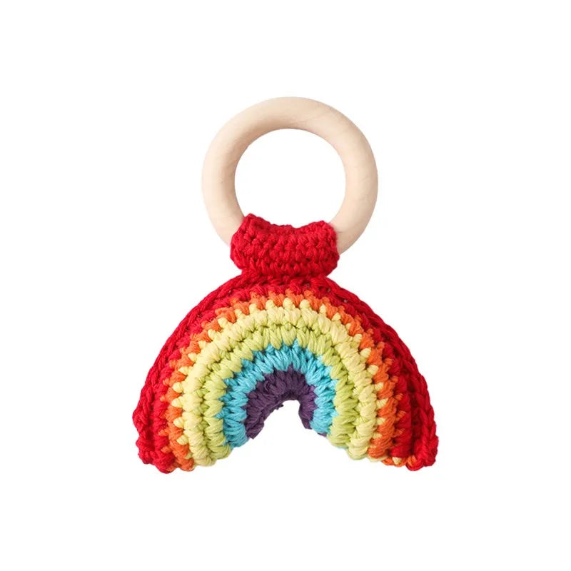 Crochet Rattle Toy – Music Rattle, Teether & Bite Strength Exercise for Babies